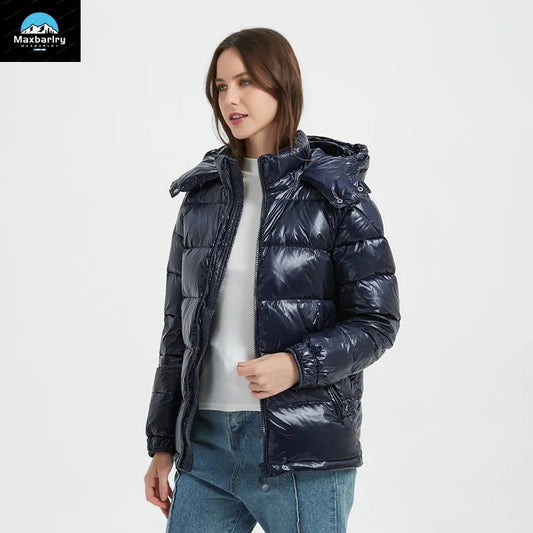Hooded Duck Down Puffer Jacket