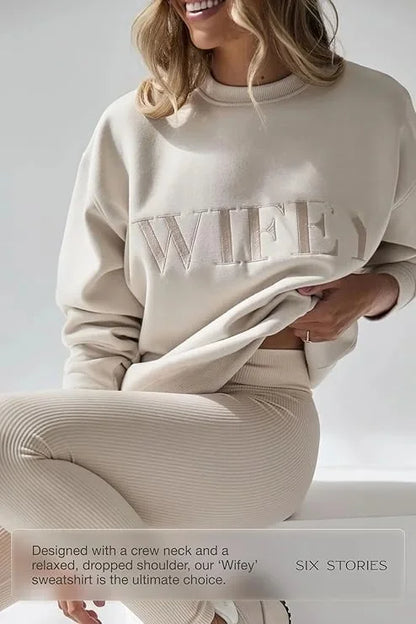 Wifey Statement Sweatshirt