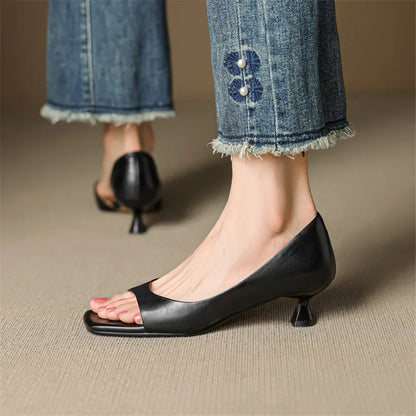 Valenti Leather Heels