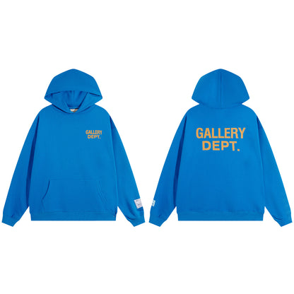 Gallery Dept Letter Print Casual Hoodie Sweatshirt