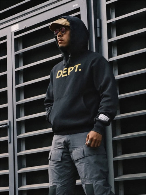 Trendy Letter Print Loose Hoodie Sweatshirt