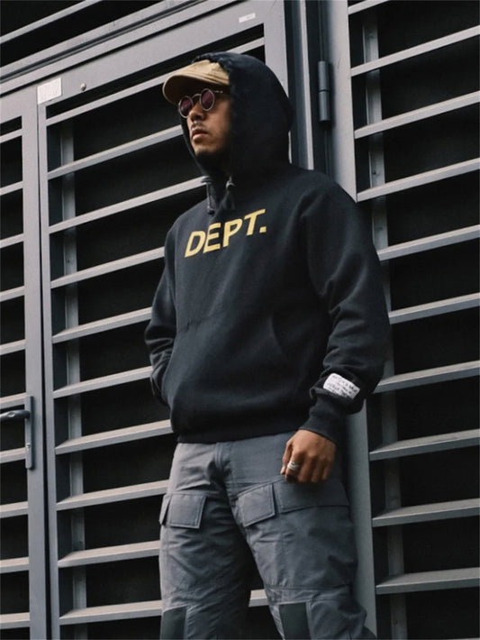 Trendy Letter Print Loose Hoodie Sweatshirt