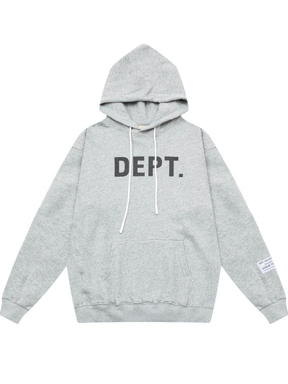 Trendy Letter Print Loose Hoodie Sweatshirt