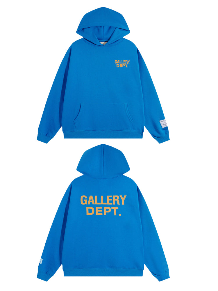 Gallery Dept Letter Print Casual Hoodie Sweatshirt