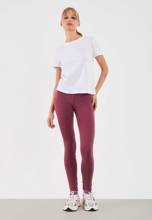 3 PACK - Leggings - Trousers - bordeaux/dark grey/black