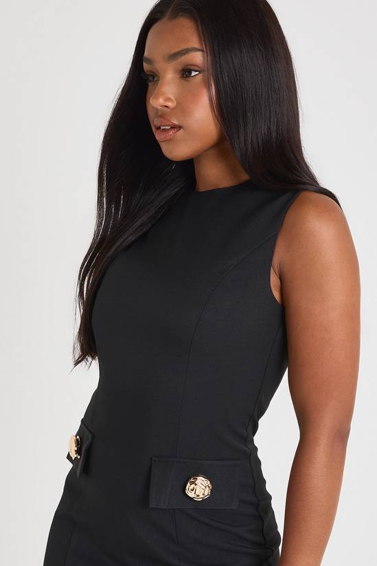 Tailored A-line Mini Dress