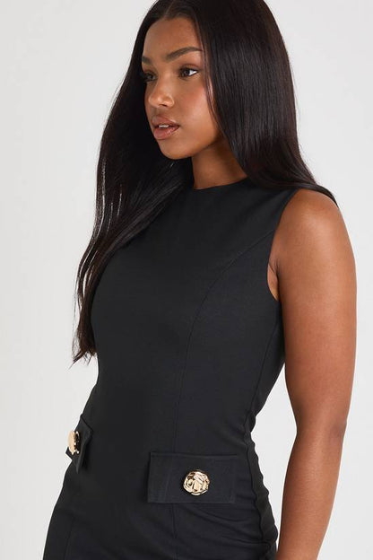 Tailored A-line Mini Dress