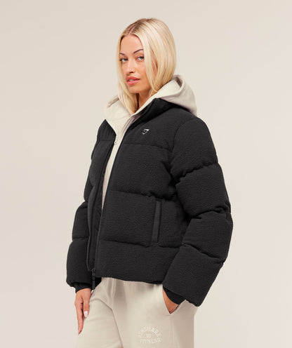 Sherpa Puffer Jacket