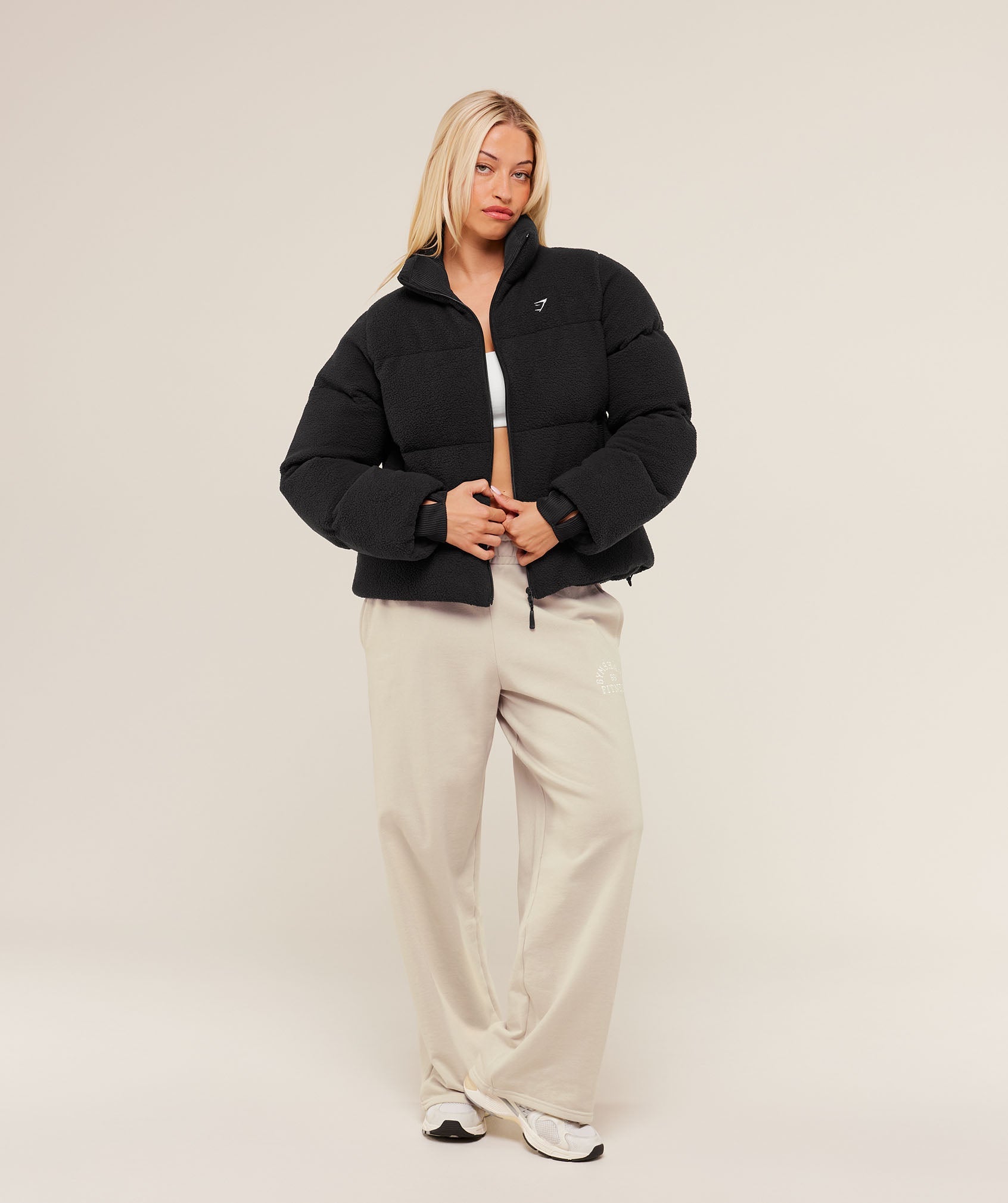 Sherpa Puffer Jacket
