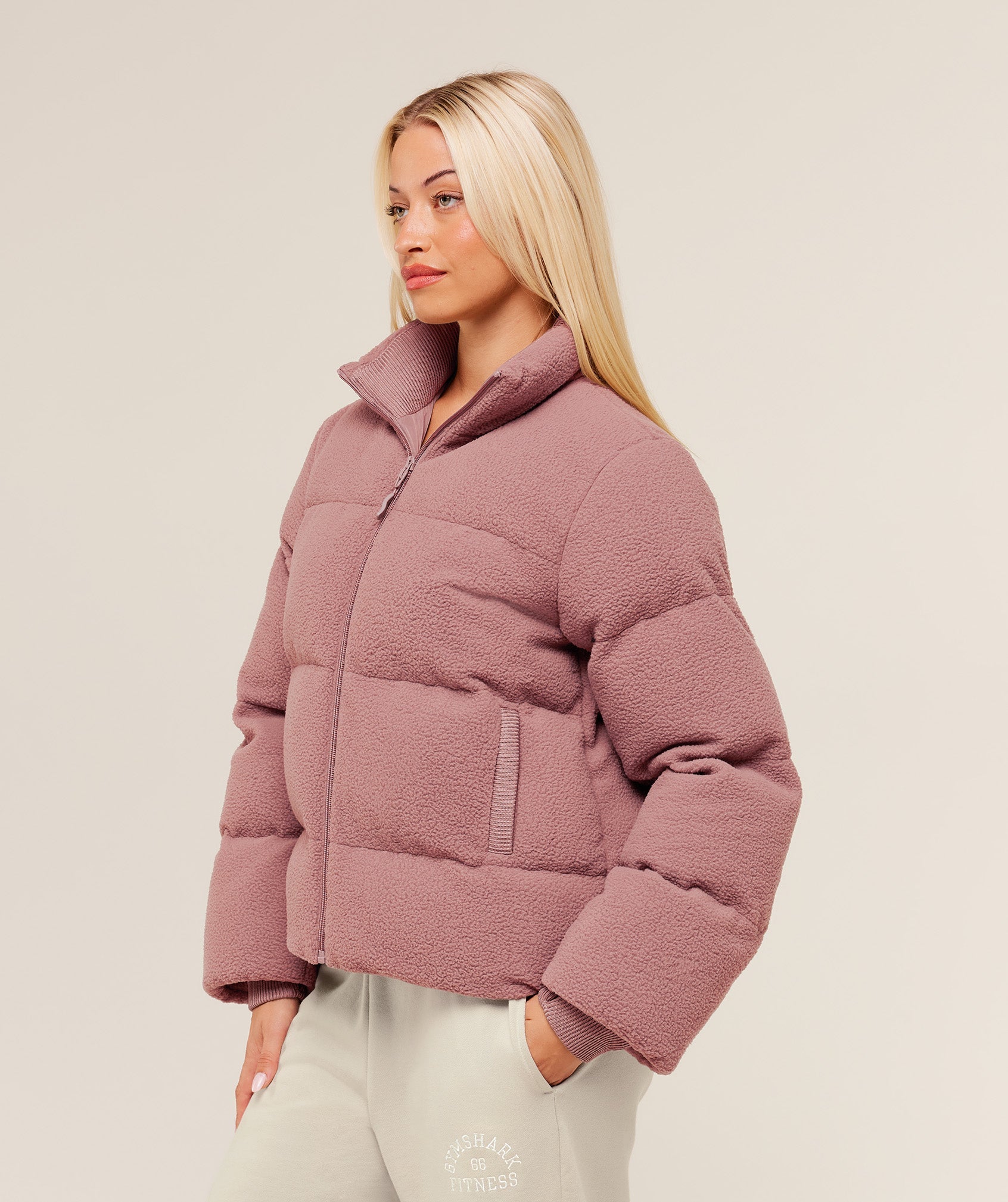 Sherpa Puffer Jacket