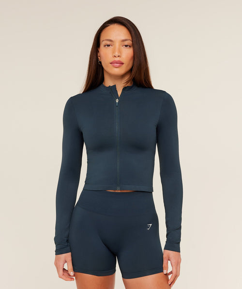 Everyday Seamless Zip Tracktop