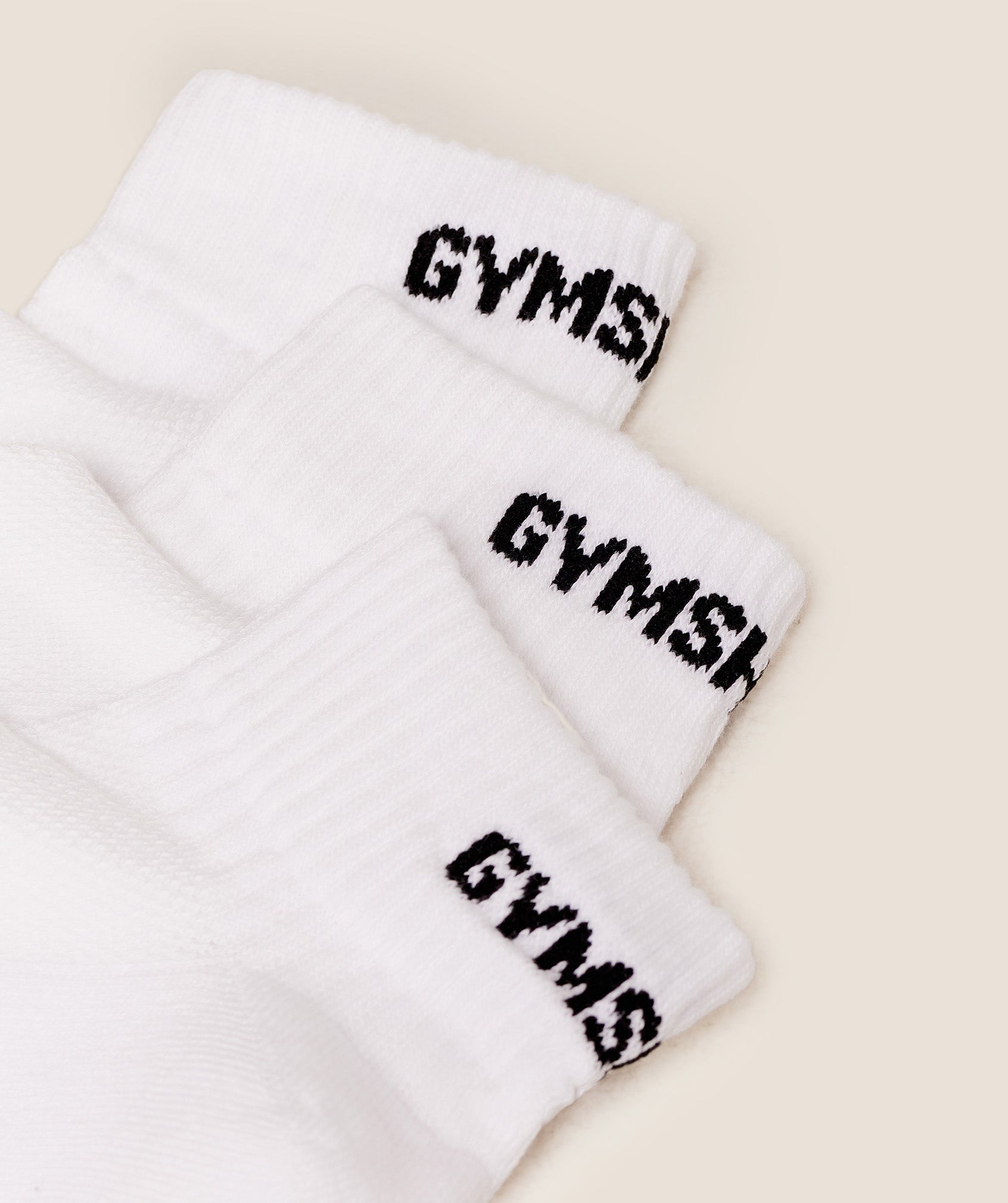 Jacquard Quarter Socks 3pk