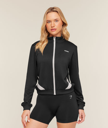 Lightweight Tricot Zip Through Jacket