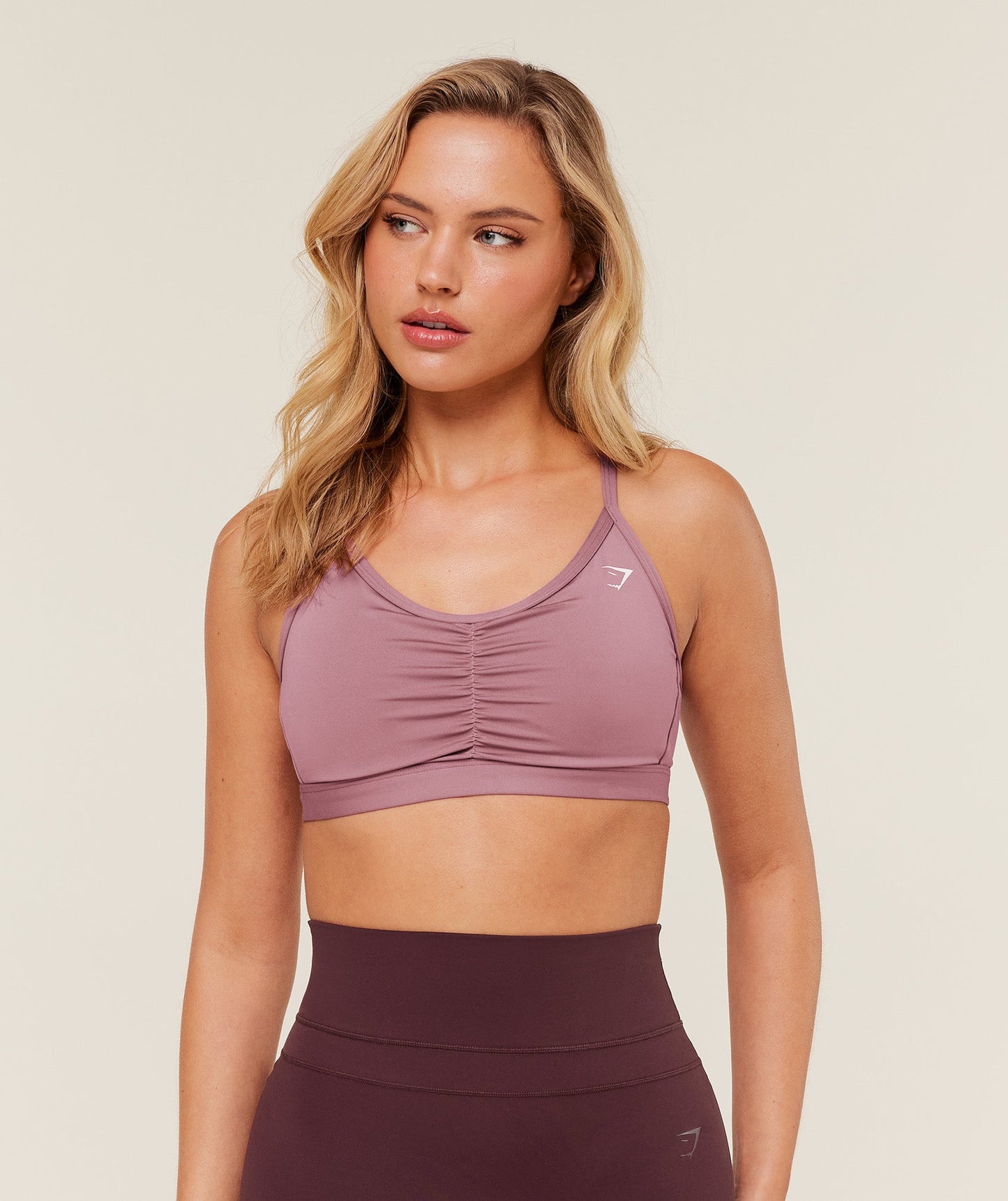 Ruched Sports Bra