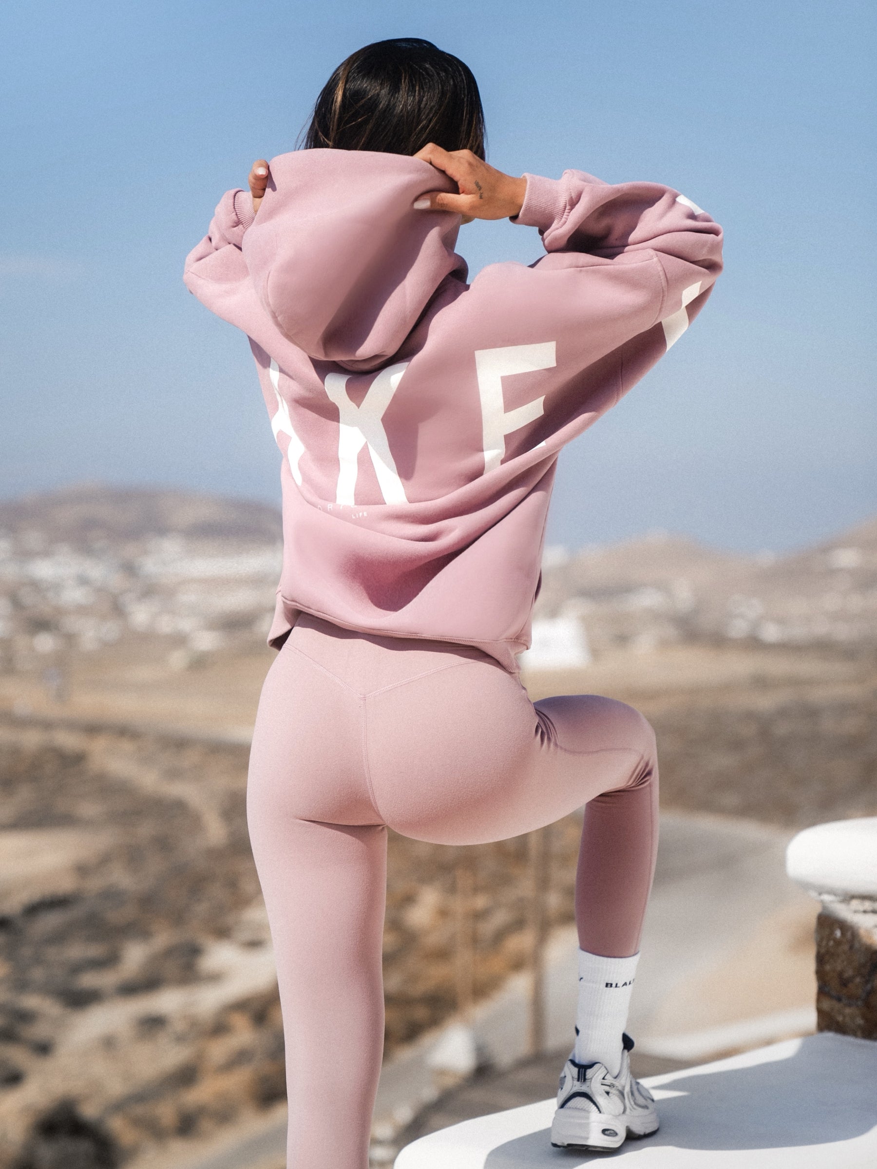 Isabel Hoodie & Leggings Set - Dusty Pink