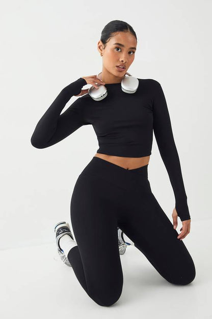 DSGN Studio Highwaist Sculpt Wrap Waist Legging