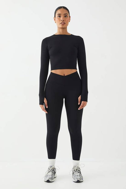 DSGN Studio Highwaist Sculpt Wrap Waist Legging