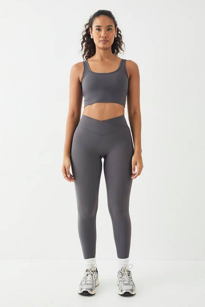 DSGN Studio Highwaist Sculpt Wrap Waist Legging