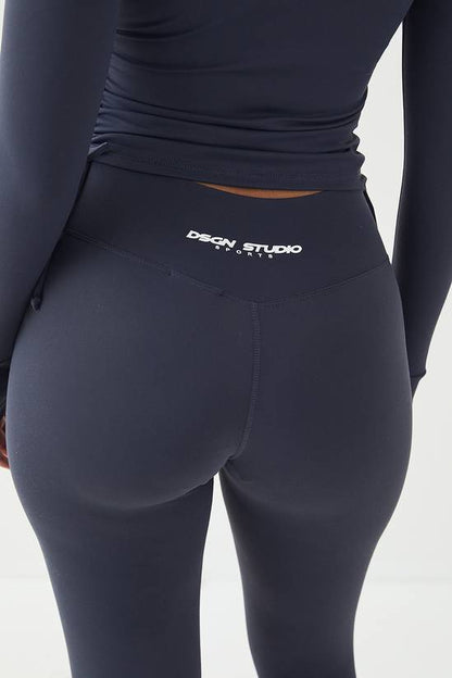 DSGN Studio Highwaist Sculpt Wrap Waist Legging